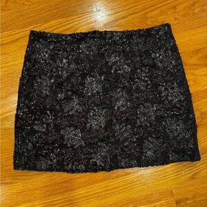 Saks Fifth Sequined Mini Skirt